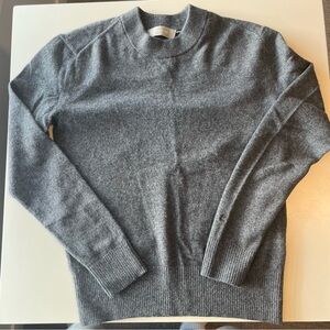 Everlane 100% Cashmere Crewneck Sweater – Charcoal Gray (Size S)